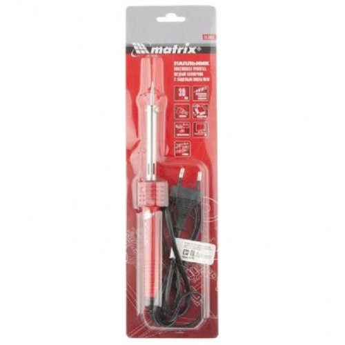 Паяльник электрический 30Вт Matrix, 220В,30W  картинка